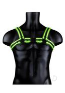Ouch! Buckle Harness Glow In The Dark - Small/medium - Green