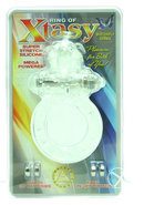 Ring Of Xtasy Butterfly Series Vibrating Cock Ring - Clear