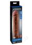 Fantasy X-tensions Perfect 2in Extension Sleeve With Ball Strap 8in - Brown